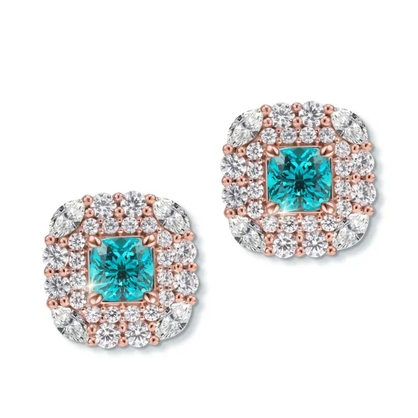 Bông tai Marquise Halo BTA2158